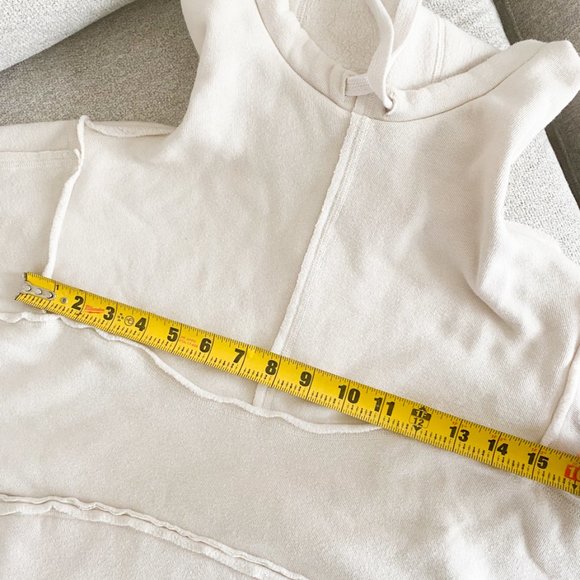 XS Alo Yoga Dimension Hoodie Bone - Picture 5 of 5